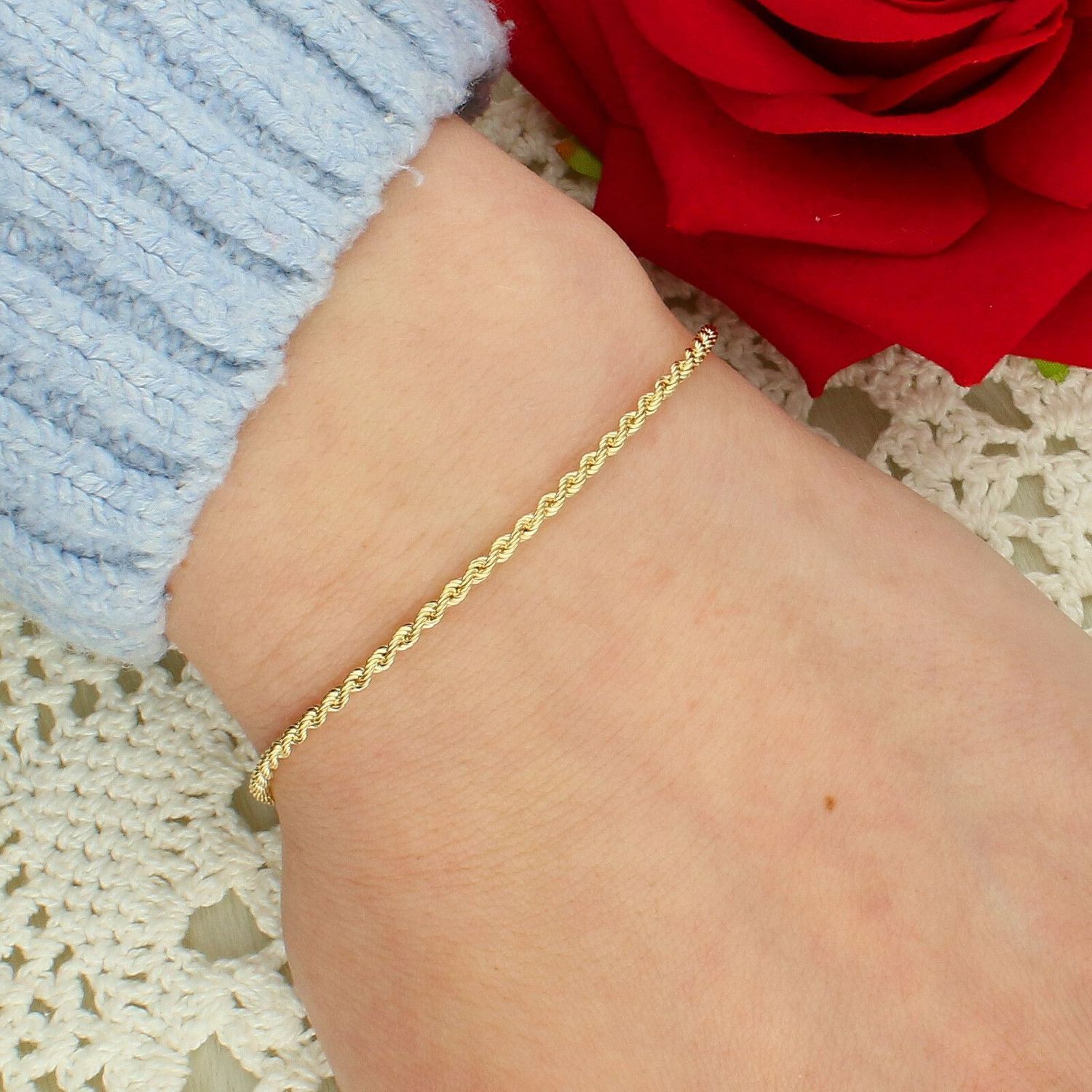 Złota bransoletka celebrytka splot singapur 375 – klasyczna.jpg